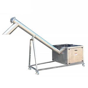 Custom Design Screw Auger Feeder with Variable Frequency Drive and Deep Screw