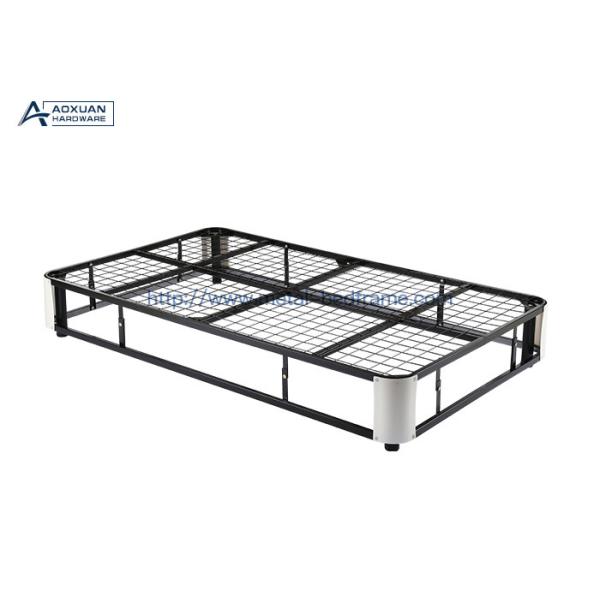 Quality Double Noiseless 1.5 Meters Metal Box Bed Frame Double wholesale