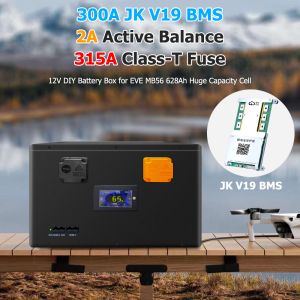 China New 8KWh MB56 628ah DIY Kits EVE Lithium battery JK-B2A8S30P-HC 300A BMS for AC on sale