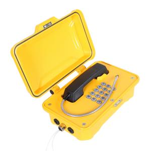 SIP VoIP Analog Industrial Weatherproof Telephone IP65-IP67 With Full Keypad