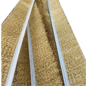 Stainless Steel Base Polypropylene Strip Brushes Metal Channel Strip Brushes
