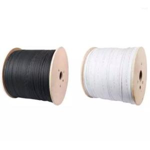 Self Supporting Steel Messenger Wire FRP G657 4 1 2 Core FTTH Drop Cable