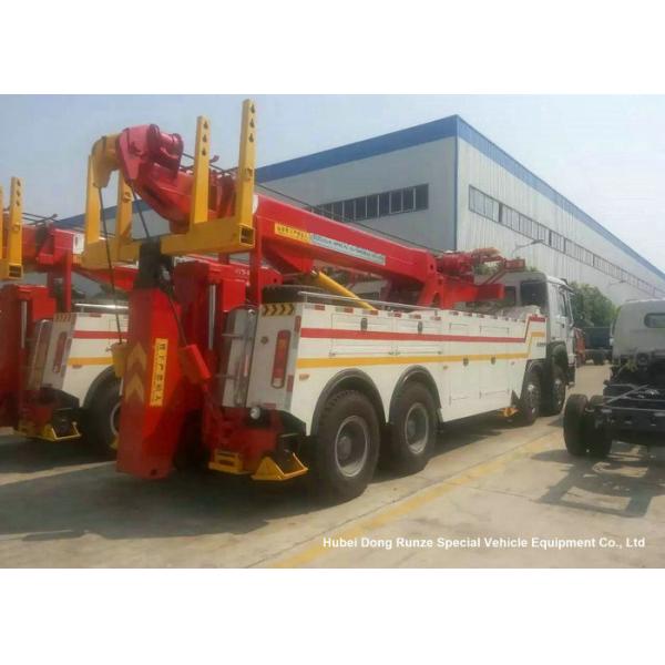 Quality SHACMAN F3000 40Ton Wrecker Tow Truck , Heavy Duty Recovery Trucks wholesale
