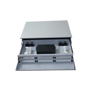 19" 2U ODF 48cores Fiber Optic Distribution Frame Slidable