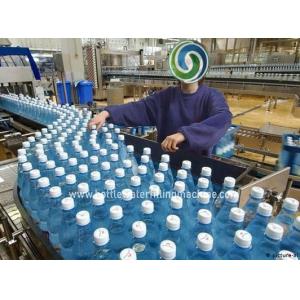 Mineral Pure Drinking Liquid Filling Machines , Automatic Water Bottle Filling