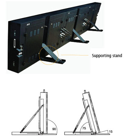 Quality Programmable Sport Perimeter LED Display Signs 6500 Nits Brightness , OEM Cabinet Size wholesale
