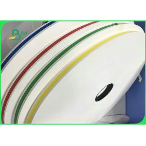 ECO 60GSM Multi - Colored Printed Food Grade Paper Roll For Drinking Straws