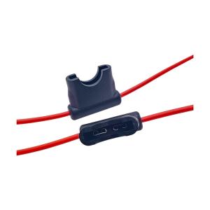 Car Wire Harness ATO Waterproof Inline Fuse Holder 18AWG 11cm For Automotive ATC