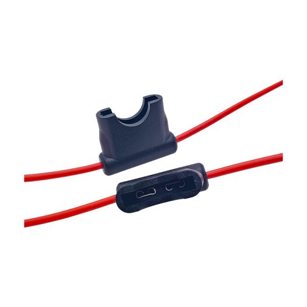 Car Wire Harness ATO Waterproof Inline Fuse Holder 18AWG 11cm For Automotive ATC