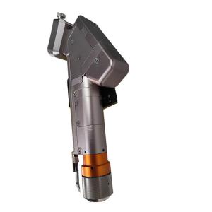 China Handheld Single Motor Fiber Laser Cleaning Machine 50 - 500mm Standard Focus Length Adjustable on sale