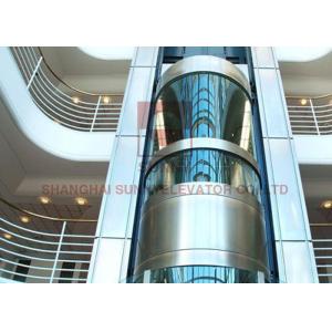 Panoramic Sightseeing Elevator Lift Double Low Speed FUJI Machine