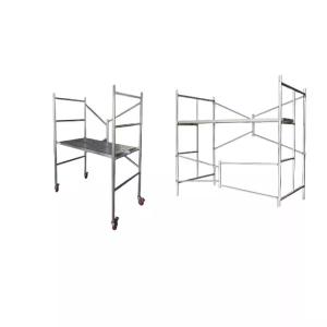 Stable Heavy Scaffold Trestles Stage Setup Folding Portable With Casters