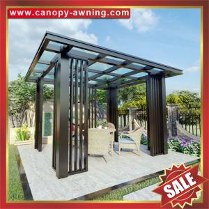 Cheap outdoor garden park modern Aluminium alu gazebo pavilion sunshade shelter awning canopy for sale for sale