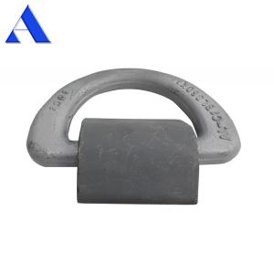 500KN M.B.L GL CCS Approved 50T Forged Container Lashing D Ring with Clamp