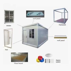Wind Proof Prefab Z-type Folding Container House with Q235/Q345 Light Steel
