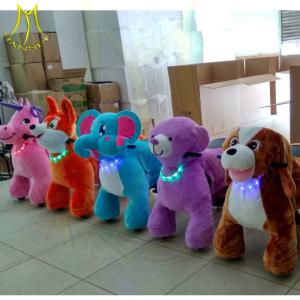 Hansel train rides for kids and plush ride on toy unicorn from china with