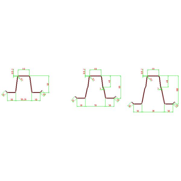 Cassette Light Keel Roll Forming Machine 5 Sizes 2mm Thickness