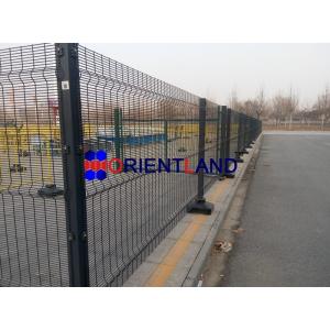 PVC Coated 358 High Security Mesh Fence Anti Climb Mesh Fence 8gauge 4.0mm