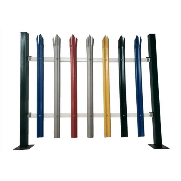 Quality Pvc Coated Paliside Welded Wire Garden Fence wholesale