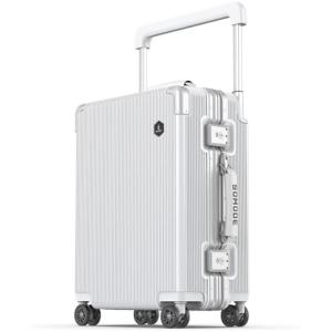 Carry On Luggage, Hard Shell Suitcase With 360°Spinner Wheels, Airline Boarded