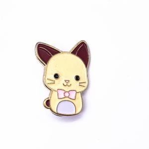 Gold Silver Soft Enamel Lapel Pins , Cute Enamel Pins With Epoxy Coating