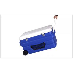 China Phefon 90L With Wheels Outdoor Ice Box Cooler Box With Ice Pack on sale