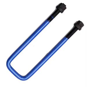 China 10.9 Grade U Bolt Pipe Clamp Galvanized U Bolts Blue For Replace on sale