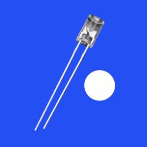 5mm 2Hz 1/6 Duty Cycle 12V Clear White Color 10000K 4000mcd 90deg Resistor