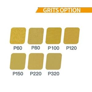 Gold Hook & Loop Sanding Discs 5" 8 Hole-50 Pack diverse sizes and grits