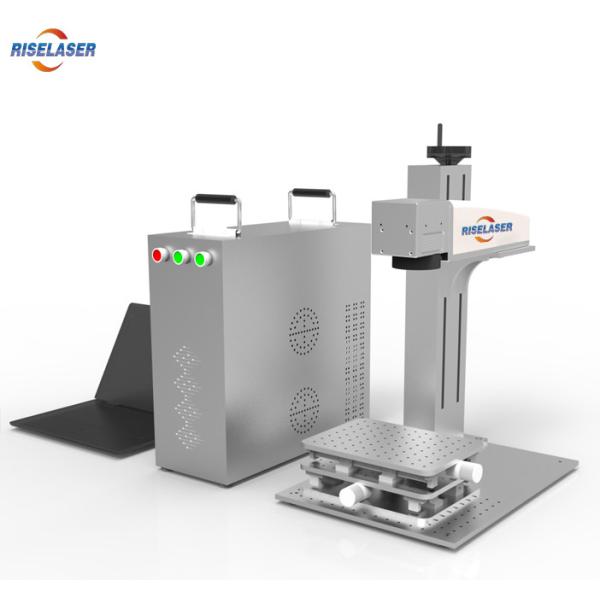 Quality Protable Desktop Fiber Laser Marking Machine Deep Engraving 30W For Metal wholesale