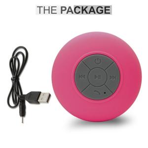 2018 Hottest BTS06 wireless mini suction shower waterproof bluetooth speaker