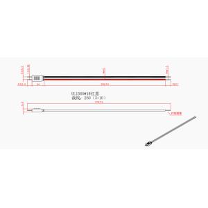 235mm Copper Clad Steel Wire Aging Plug Connector Wiring Harness Cable UL1569
