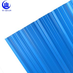 Corrugated Shape Waterproof Plastic PVC Roof Tiles With Accessories 1130mm Width
