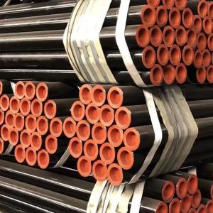 A36 Q235 Ss400 Hot Rolled Mild Carbon Steel Pipe with Plastic Pipe Cap End