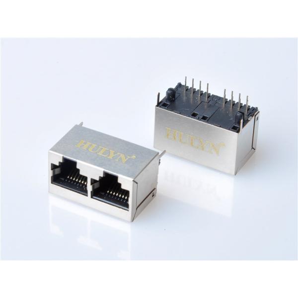 HULYN Very low profile, Shielded RJ45 Modular Jack Connector, Through Hole Type,