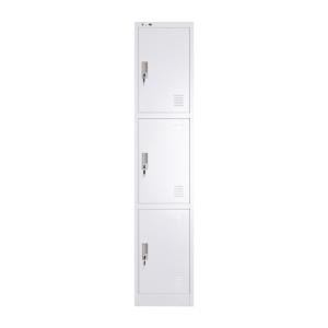 Steel Furniture Gym 3 Door Locker Knock Down Structure