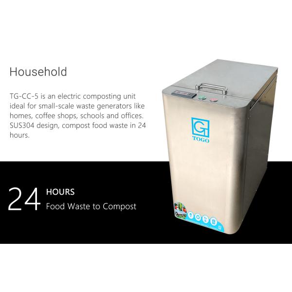 Automatic 5KG/D Home Composting Machine Food Cycler Indoor Kitchen Composter