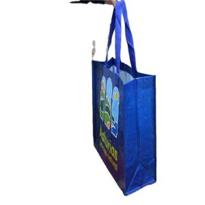 Wholesale Cheap Eco Reusable Laminated Folding Foldable Promotional Woven