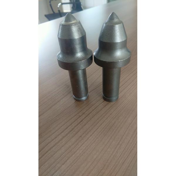 Quality Tungsten Carbide Tips Chisel Drill Bit With Double Step Shank / Bullet Tooth Cutter Bit wholesale