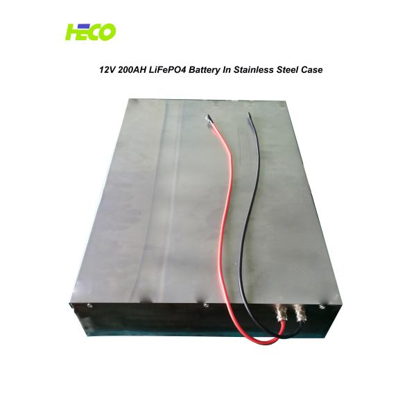 200Ah LiFePO4 Battery Pack , 12V 2KWh Lithium Batteries For Family Solar System