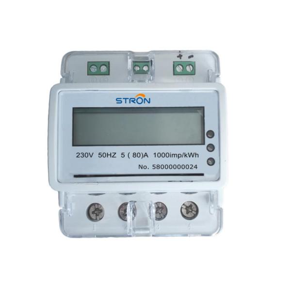 Quality Single Phase Plastic Prepaid Electricity Meter Din Rail Mounting wholesale