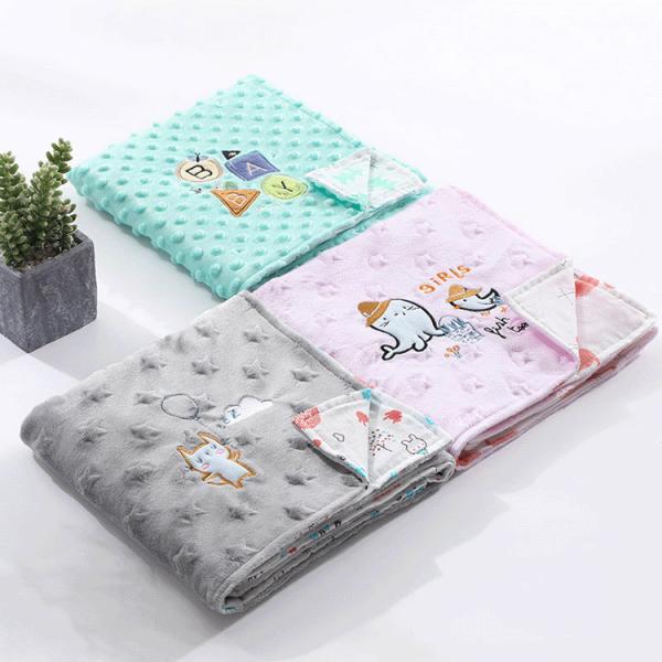 30x40 2 Ply Double Blanket Minky Breathable Summer Cotton Blankets