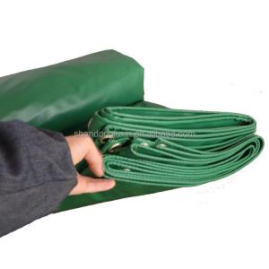 Directly from Manufacturers Green PVC Tarpaulin Woven Fabric for Wet and Sun