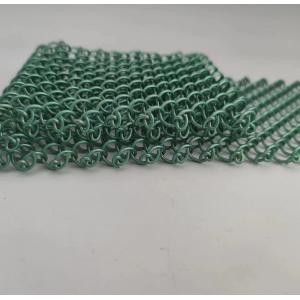 Green Aluminum Wire Architectural Woven Mesh For Versatile Decorative Solutions