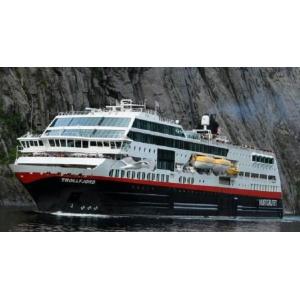 MS Trollfjord Custom Ship Models Gifts Type With Injection Mold Making Container