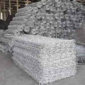 High Grade New Design Woven Hexagonal Galvanized 4 X 1 X 1 Stone Basket Gabion
