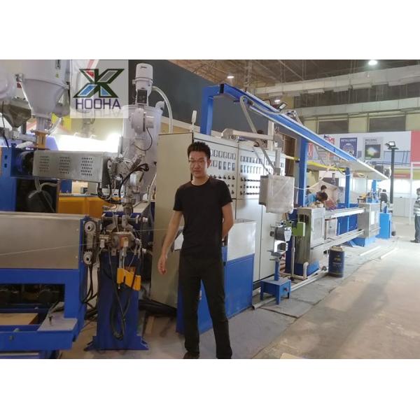 70+50+50 Cable Jacket Extrusion Line , India Power Cable Making Machine