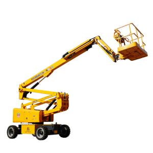 China 22m self-propelled aerial work platform, new energy power, flexible remote control operation, used in construction on sale