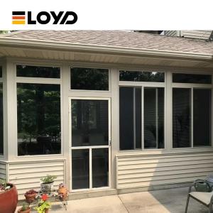 Double-Sash Aluminum Sliding Window with Cross Ventilation