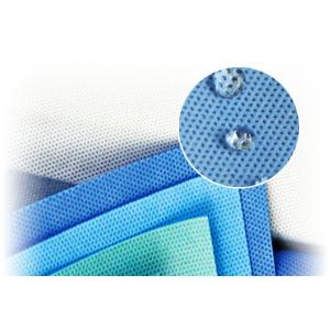 Waterproof SMS Non Woven Fabric Color Customised With Good Evenness